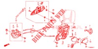 REAR DOOR LOCK/OUTER HAND LE (2) for Honda JAZZ 1.4 LUXURY 5 Doors 5 speed manual 2014