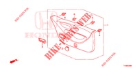 TAILGATE LINING/ REAR PANEL LINING (2D)  for Honda JAZZ 1.4 LUXURY 5 Doors 5 speed manual 2014