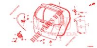 TAILGATE PANEL (2D)  for Honda JAZZ 1.4 LUXURY 5 Doors 5 speed manual 2014