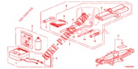 TOOL/JACK  for Honda JAZZ 1.4 LUXURY 5 Doors 5 speed manual 2014