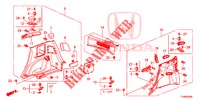REAR SIDE LINING (2D)  for Honda JAZZ 1.4 ESH 5 Doors 5 speed manual 2014