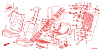 REAR SEAT/SEATBELT (D.) (2) for Honda JAZZ 1.4 ESL 5 Doors full automatic 2014