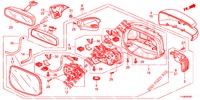 MIRROR/SUNVISOR (VIRAGE AUTOMATIQUE) for Honda JAZZ 1.4 ESLT 5 Doors 5 speed manual 2014