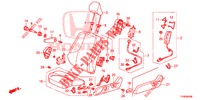 FRONT SEAT/SEATBELTS (G.) (1) for Honda JAZZ 1.2 ELEGANCE LS 5 Doors 5 speed manual 2014