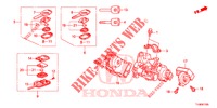 KEY CYLINDER COMPONENTS  for Honda JAZZ 1.2 ELEGANCE LS 5 Doors 5 speed manual 2014