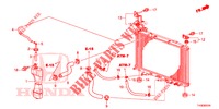 RADIATOR HOSE/RESERVE TAN K  for Honda JAZZ 1.2 ELEGANCE LS 5 Doors 5 speed manual 2014