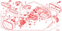 MIRROR/SUNVISOR (VIRAGE AUTOMATIQUE) for Honda JAZZ 1.4 LSH 5 Doors 5 speed manual 2014