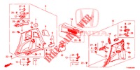 REAR SIDE LINING (2D)  for Honda JAZZ 1.4 LSH 5 Doors full automatic 2014
