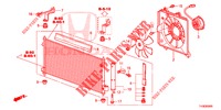 AIR CONDITIONER (CONDENSATEUR) for Honda JAZZ 1.4 SPH 5 Doors 5 speed manual 2014