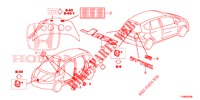 EMBLEM/CAUTION LABEL  for Honda JAZZ 1.4 SPH 5 Doors 5 speed manual 2014
