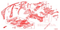 FLOOR/INNER PANELS  for Honda JAZZ 1.4 SPH 5 Doors 5 speed manual 2014