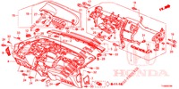 INSTRUMENT PANEL UPPER (LH) for Honda JAZZ 1.4 SPH 5 Doors 5 speed manual 2014