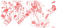 PEDAL (LH) for Honda JAZZ 1.4 SPH 5 Doors 5 speed manual 2014
