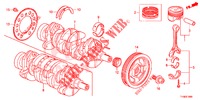 PISTON/CRANKSHAFT  for Honda JAZZ 1.4 SPH 5 Doors 5 speed manual 2014