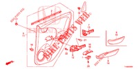 REAR DOOR LINING (4D)  for Honda JAZZ 1.4 SPH 5 Doors 5 speed manual 2014