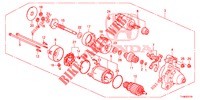 STARTER MOTOR (DENSO) (1) for Honda JAZZ 1.4 SPH 5 Doors 5 speed manual 2014