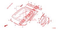FRONT WINDSHIELD/ REAR WINDSHIELD  for Honda JAZZ 1.2 ELEGANCE 5 Doors 5 speed manual 2015