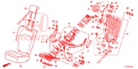 REAR SEAT/SEATBELT (D.) (1) for Honda JAZZ 1.2 ELEGANCE 5 Doors 5 speed manual 2015