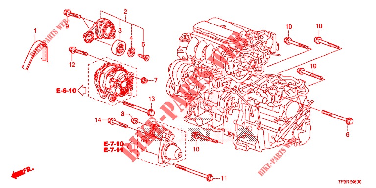 AUTO TENSIONER  for Honda JAZZ 1.4 LUXURY 5 Doors 5 speed manual 2015