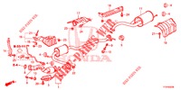 EXHAUST PIPE/SILENCER (PGM FI)  for Honda JAZZ 1.4 ESL 5 Doors 5 speed manual 2015