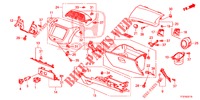 INSTRUMENT GARNISH (COTE DE PASSAGER) (LH) for Honda JAZZ 1.4 ESLT 5 Doors full automatic 2015