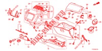 INSTRUMENT GARNISH (COTE DE PASSAGER) (LH) for Honda JAZZ 1.4 LSP 5 Doors full automatic 2015
