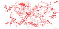 INSTRUMENT GARNISH (COTE DE PASSAGER) (LH) for Honda JAZZ 1.4 LSPH 5 Doors full automatic 2015
