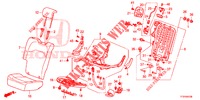 REAR SEAT/SEATBELT (D.) (1) for Honda JAZZ 1.4 SH 5 Doors 5 speed manual 2015