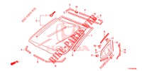 FRONT WINDSHIELD/ REAR WINDSHIELD  for Honda JAZZ 1.4 SPH 5 Doors 5 speed manual 2015