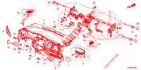 INSTRUMENT PANEL UPPER (LH) for Honda JAZZ 1.4 EXECUTIVE 5 Doors 6 speed manual 2016