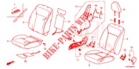 FRONT SEAT/SEATBELTS (D.) for Honda JAZZ 1.4 ELEGANCE 5 Doors full automatic 2016