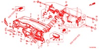 INSTRUMENT PANEL UPPER (LH) for Honda JAZZ 1.4 EXECUTIVE 5 Doors 6 speed manual 2017