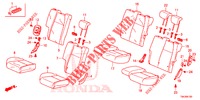 REAR SEAT/SEATBELT (2D)  for Honda JAZZ 1.4 EXECUTIVE 5 Doors 6 speed manual 2017