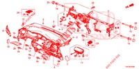 INSTRUMENT PANEL UPPER (LH) for Honda JAZZ 1.4 EXCLUSIVE 5 Doors 6 speed manual 2018