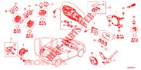 CONTROL UNIT (CABINE) (1) (LH) ('18) for Honda JAZZ 1.4 EXCLUSIVE 5 Doors 6 speed manual 2019