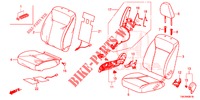FRONT SEAT/SEATBELTS (D.) for Honda JAZZ 1.4 EXCLUSIVE 5 Doors 6 speed manual 2019