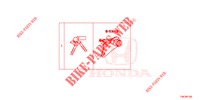 KEY CYLINDER SET (INTELLIGENT) for Honda JAZZ 1.4 EXCLUSIVE 5 Doors 6 speed manual 2019