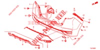 REAR BUMPER  for Honda JAZZ 1.4 EXCLUSIVE 5 Doors 6 speed manual 2019
