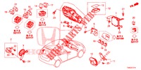 CONTROL UNIT (CABINE) (2) (LH) for Honda JAZZ 1.3 ELEGANCE 5 Doors 6 speed manual 2019