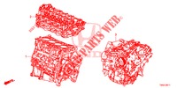 GASKET KIT/ENGINE ASSY./ TRANSMISSION ASSY.  for Honda JAZZ 1.3 ELEGANCE 5 Doors 6 speed manual 2019