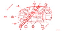 GROMMET (INFERIEUR) for Honda JAZZ 1.3 ELEGANCE 5 Doors 6 speed manual 2019