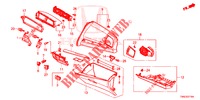 INSTRUMENT GARNISH (COTE DE PASSAGER) (LH) for Honda JAZZ 1.3 ELEGANCE 5 Doors 6 speed manual 2019