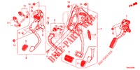 PEDAL (LH) for Honda JAZZ 1.3 ELEGANCE 5 Doors 6 speed manual 2019