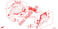REAR SIDE LINING (2D)  for Honda JAZZ 1.3 ELEGANCE 5 Doors 6 speed manual 2019