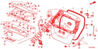 TAILGATE PANEL (2D)  for Honda JAZZ 1.3 ELEGANCE 5 Doors 6 speed manual 2019