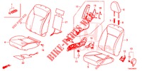 FRONT SEAT/SEATBELTS (D.) for Honda JAZZ 1.5 DYNAMIC 5 Doors 6 speed manual 2019