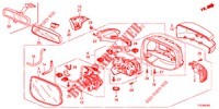 MIRROR/SUNVISOR (VIRAGE AUTOMATIQUE) for Honda JAZZ HYBRID LUXURY HH 5 Doors full automatic 2012