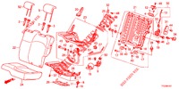 REAR SEAT/SEATBELT (G.) for Honda JAZZ HYBRID LUXURY HH 5 Doors full automatic 2012