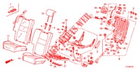 REAR SEAT/SEATBELT (D.) (CUIR) for Honda JAZZ HYBRID LUXURY HL 5 Doors full automatic 2012