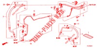 AIR CONDITIONER (FLEXIBLES/TUYAUX) (LH) for Honda JAZZ HYBRID LUXURY 5 Doors full automatic 2013